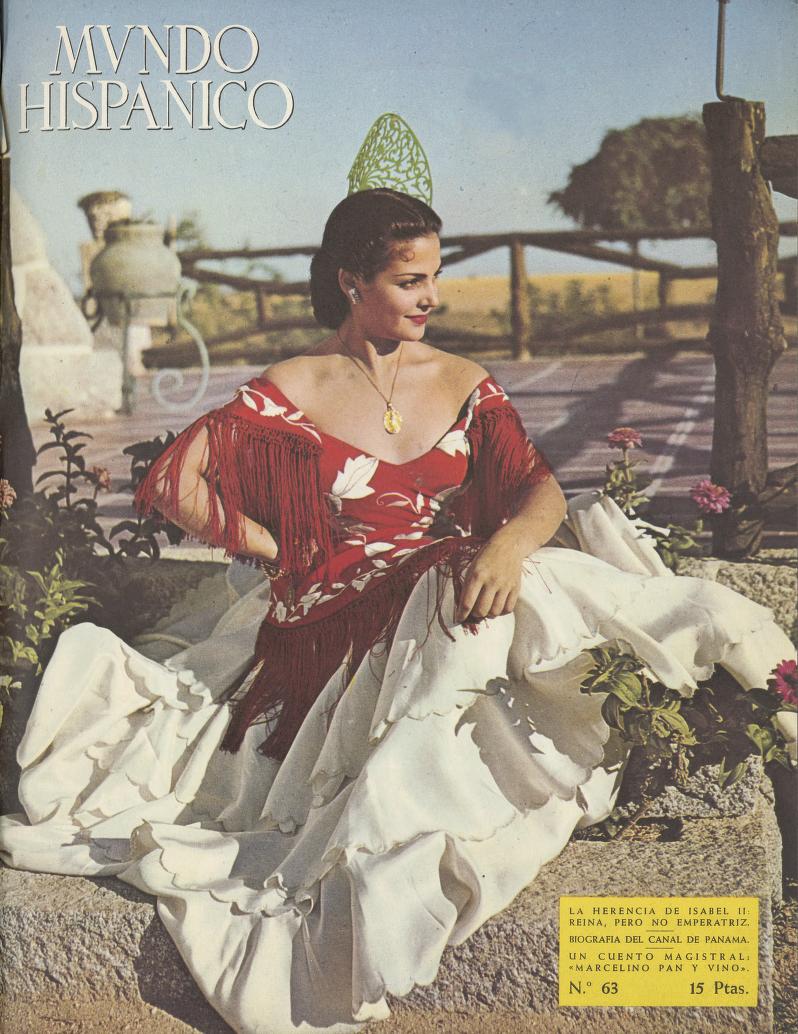 MUNDO HISPANICO magazine side cover Issue 63  June 1953